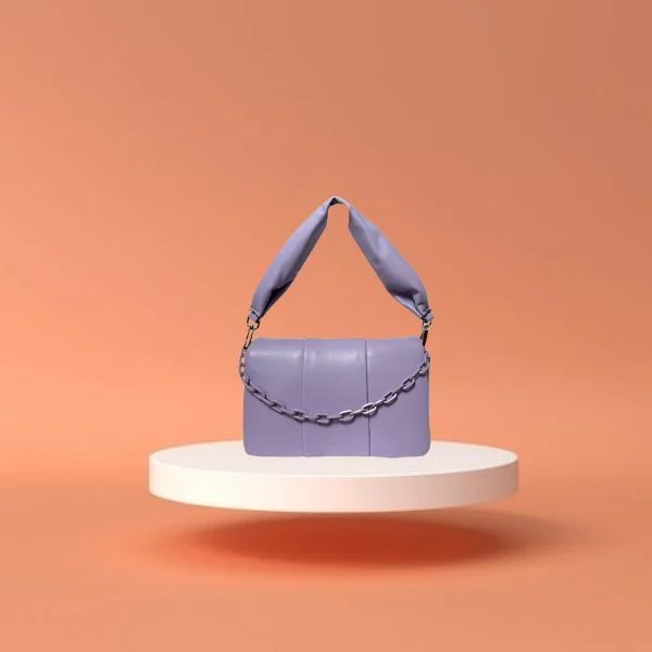 กระเป๋าแฟชั่น รุ่น 88027# ทรง Soft Box พับฝา ดีไซน์เรียบหรู สายหูจับหนานุ่ม สายสะพายปรับได้