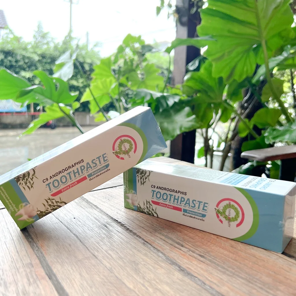 C9 Andrographis Toothpaste ยาสีฟันฟ้าทะลายโจร